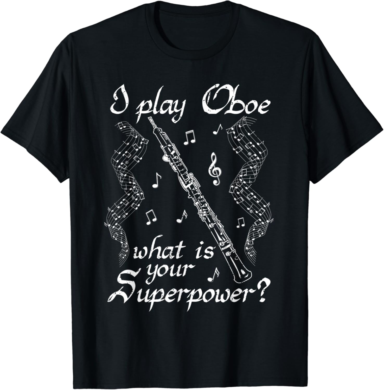Oboe Player Oboist Orchestra TShirt Clothing, Shoes